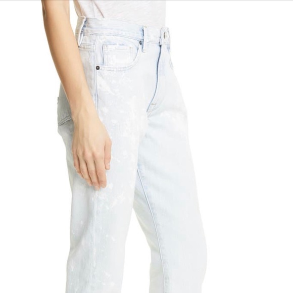 NWT FRAME Le Piper High Waist Crop Straight Jeans (Ellington)/Caribbean Spray/32 - Picture 8 of 12